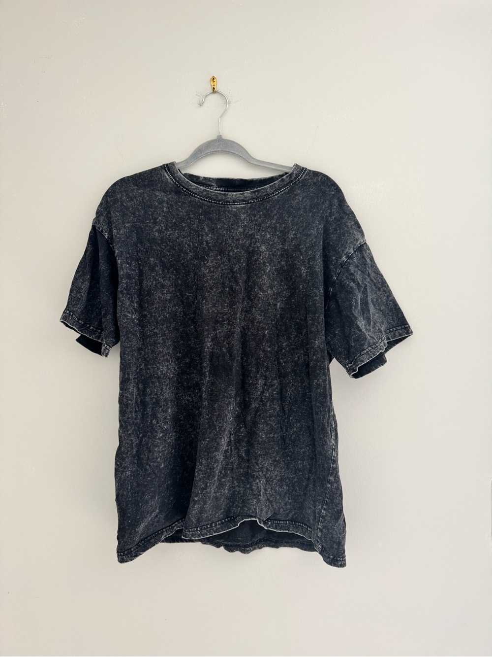 Washed Women’s Oversized Crew Neck T‑Shirt